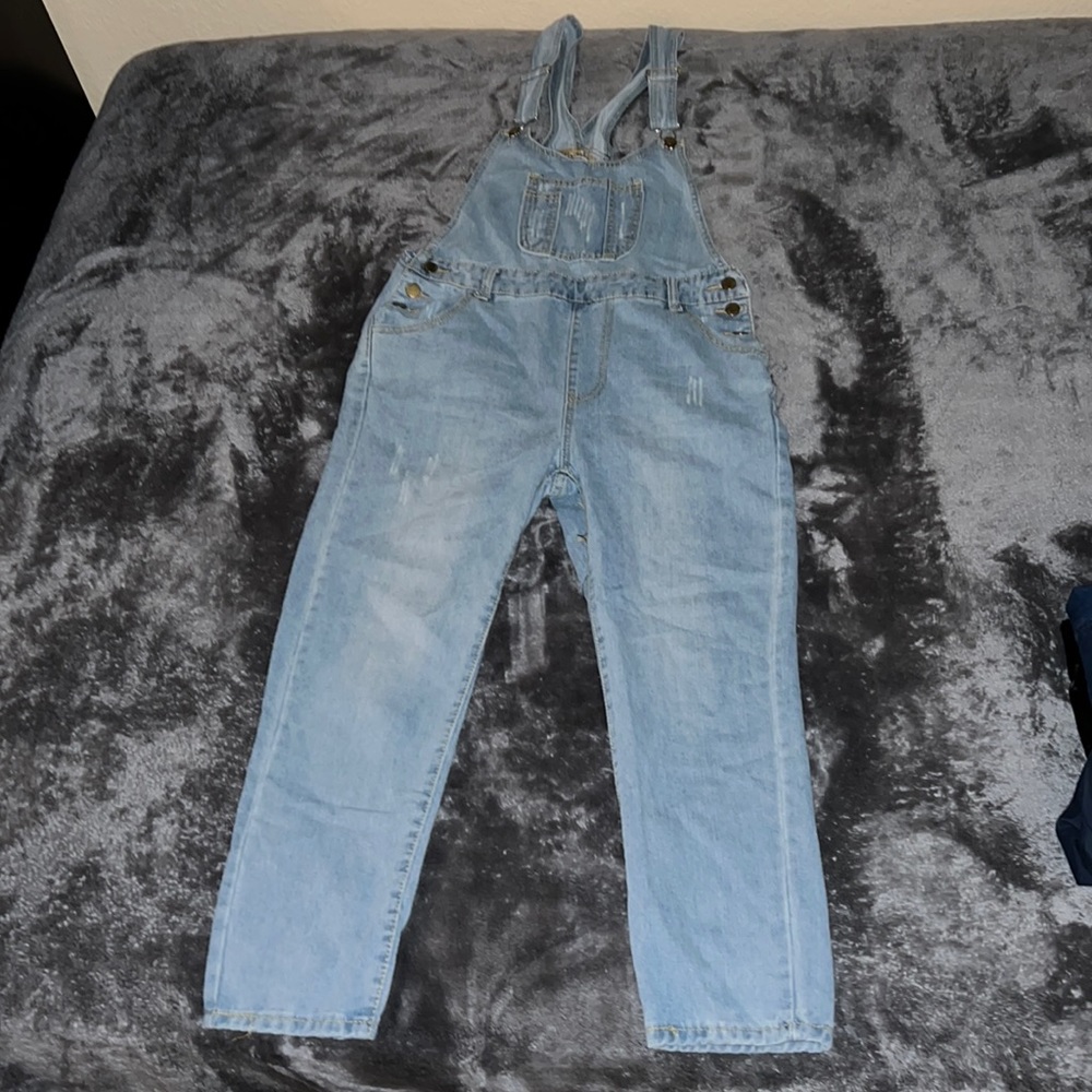 Lightwash Denim Overalls